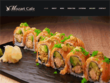 Tablet Screenshot of mozartcafeusa.com